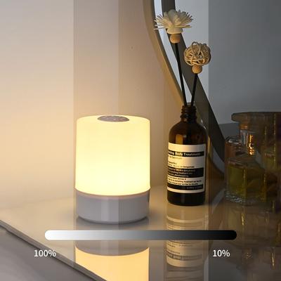 Luce Notturna Touch LED Ricarica Wireless Luce d'Atmosfera Lampada USB Protezione Occhi per Artefatto Allattamento Luce per Alzarsi di Notte