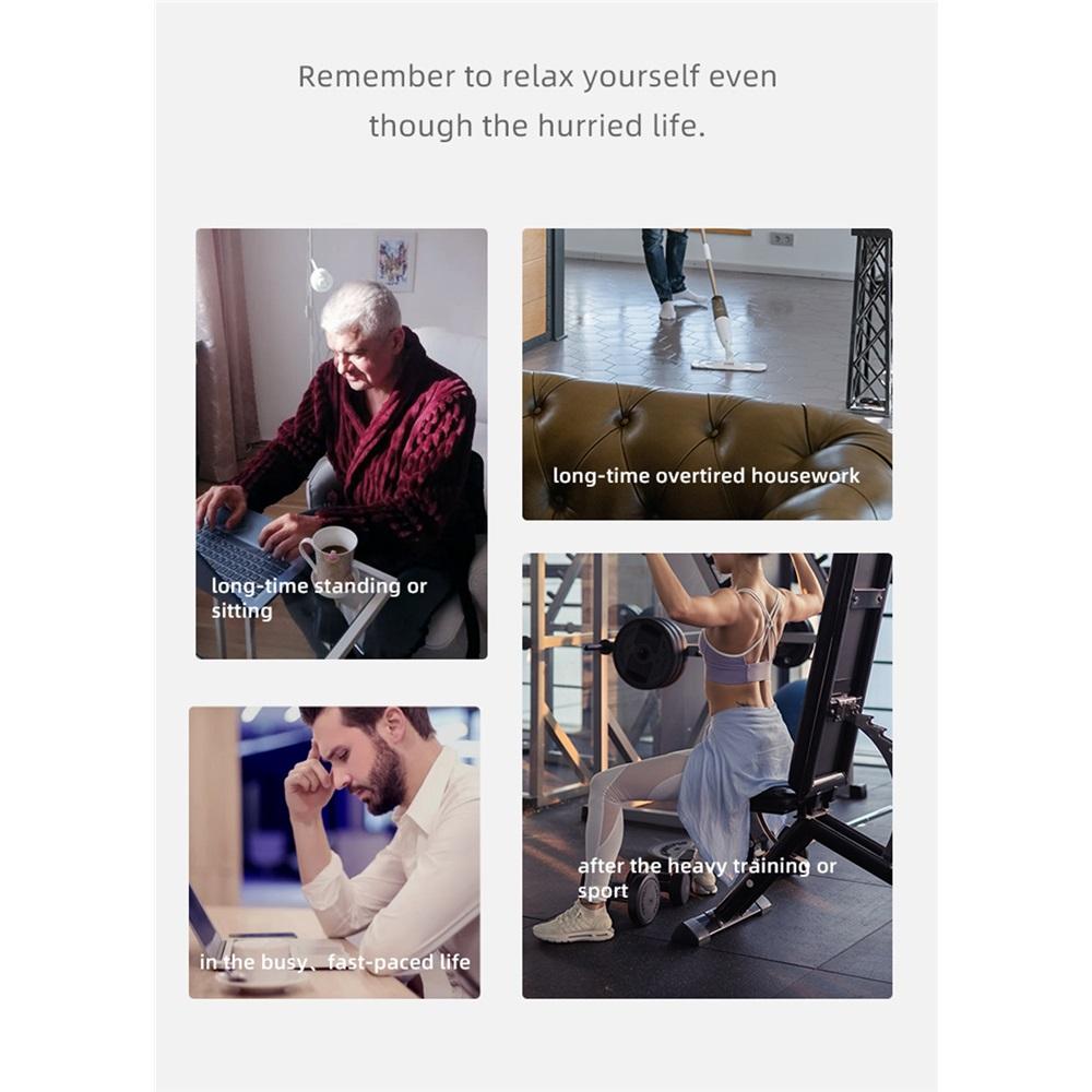 Elektryczny Masażer Nóg 6 Trybów Kompresja Powietrzna But do Regeneracji Uwolnienie Limfy Łagodzenie Zmęczenia Stóp Podgrzewany Masażer Nóg