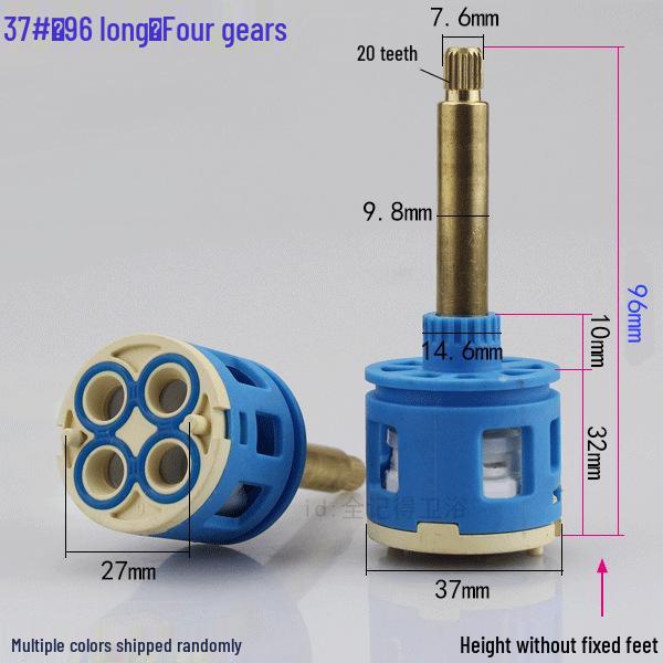 3/4-Hole Faucet Cartridge Valve Core, 3/4-Function Shower Bathtub Mixer Tap
