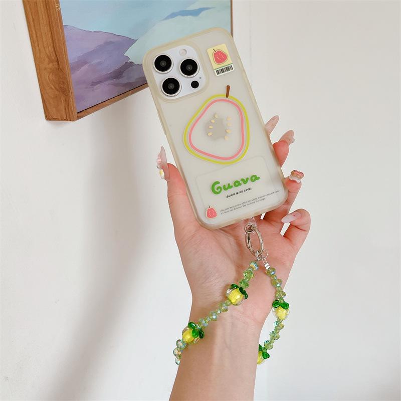 DIY Kristallperlen Persimmon Ruyi Armband: Perlenanhänger für Mobiltelefone und Damenaccessoires