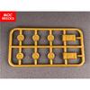 MY OWN CREATION Blocks Dark Silver Gray Golden Money Coin Utensil Ingot Bar Building Blocks Figure DO-IT-YOURSELF Dolls Playthings Ideal for Children