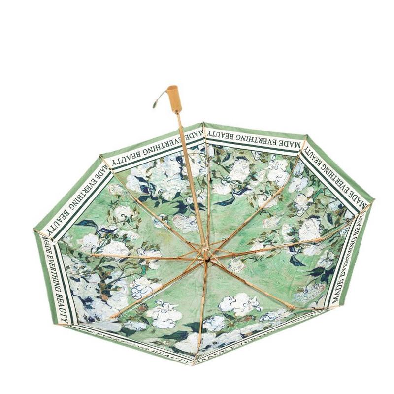Lilang Zhisan Dual-Use Floral Folding Umbrella