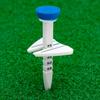 4pcs Plastic Golf Tees Height Adjustable Ball Tees Stable Golf Training Ball Tees Stand for Golfers Practice Accessories