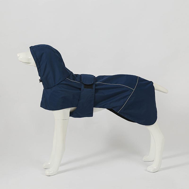 Dog Double Hooded Jacket Raincoat New Big Dog Raincoat Dog Hooded Raincoat
