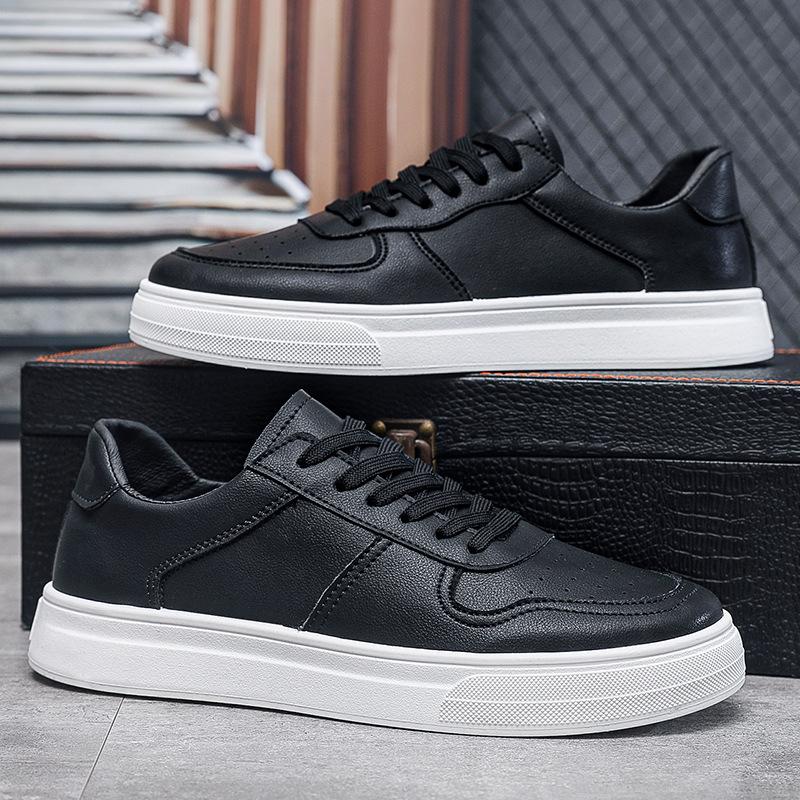 New men's white shoes trendy sports versatile casual board shoes men F058