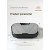 Plataforma vibratoria entrenador cardiovascular para casa, entrenador vibratorio eléctrico anticelulítico para el cuerpo, carga 175 kg