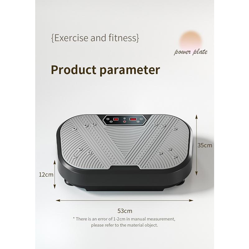Plataforma vibratoria entrenador cardiovascular para casa, entrenador vibratorio eléctrico anticelulítico para el cuerpo, carga 175 kg