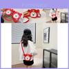 Adorable Korean Style Children's Mini Tiger Canvas Crossbody Bag For Little Girls