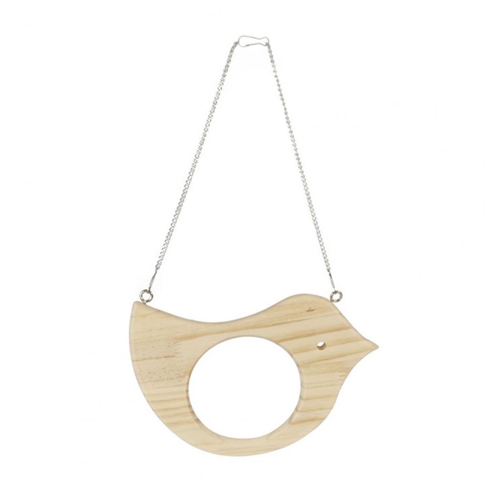 Parrot Swing Perch Pine Wood Parrot Swing Birds Swing Playground Set with Cute Shapes for Lovebird Conure Cockatiel for Birdcage
