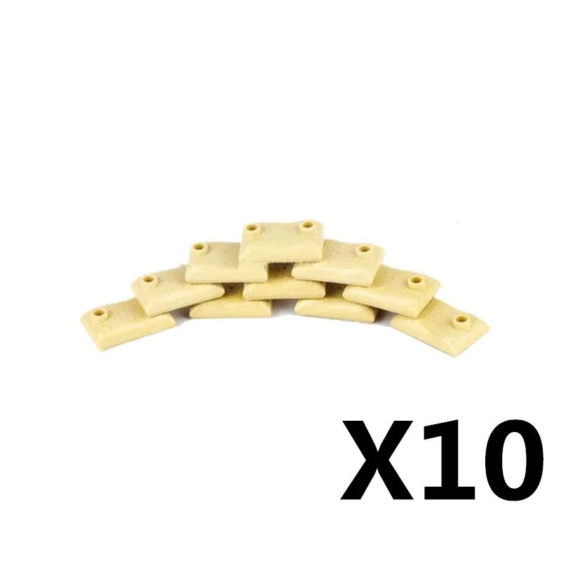 Militär Szene MOC Bausteine Spielzeug Zubehör Soldat Figur Stacheldraht Sandsack Zelt Medizinische Box Kette 30104 Straßensperre K042