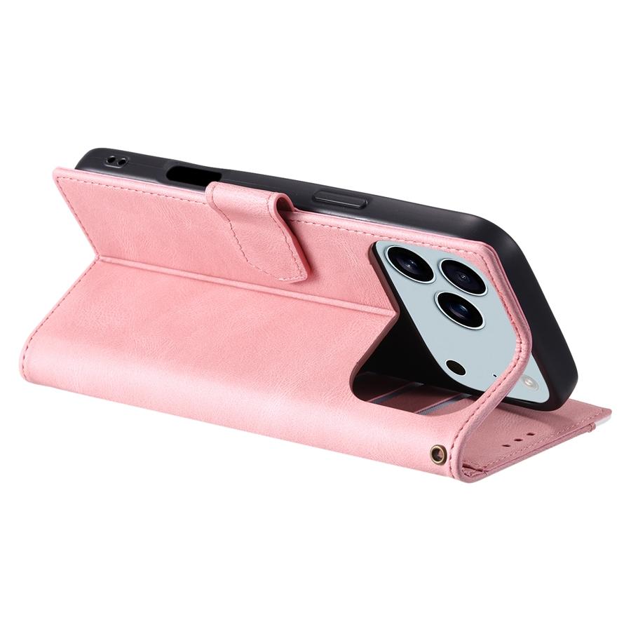 Chic Two-tone Wallet Phone Cases with Card Holder Compatible with iPhone 17 16 15 14 13 12 Samsung Galaxy S25 S24 S23 A56 A55 A54 Handstrap Flip Cover