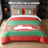 South Sydney Rabbitohs Design Bed Bedding Set 1 Duvet Cover + 2 Pillowcases Soft Breathable Household Bed Linens