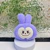 Rabbit Whimsical Plush Keychain Brooch Available In Multiple Vibrant Colors