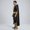 Halloween Superhero Comic Version Black Adam cos Clothing jumpsuit cape set cosplay Role Play
