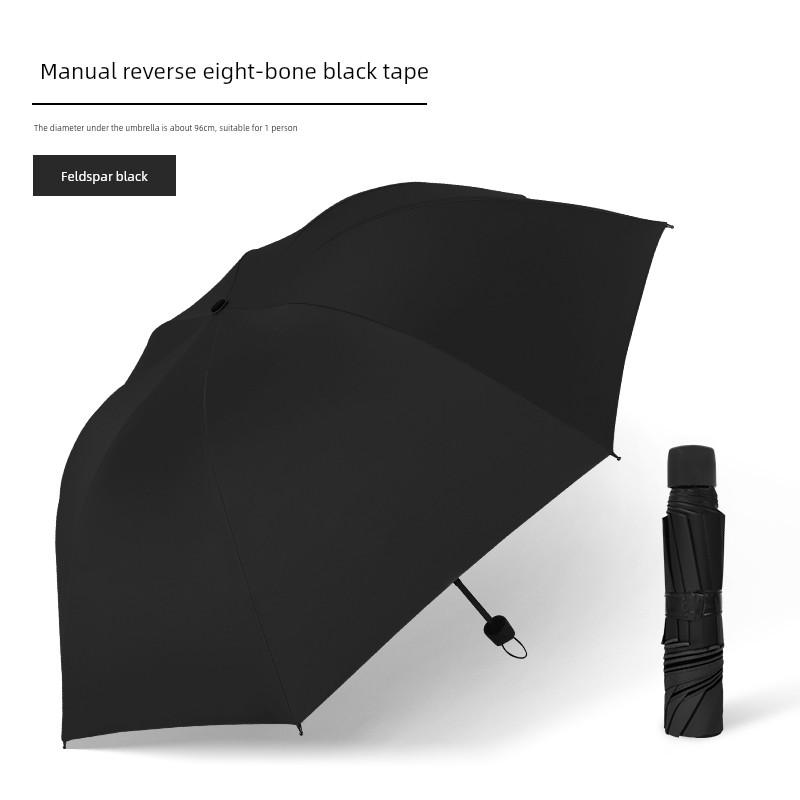 Umbrella for Men and Women, Large Size, Reinforced and Thickened, Dual-Use for Sun and Rain, Foldable, Wind-Resistant, Automatic, Suitable for