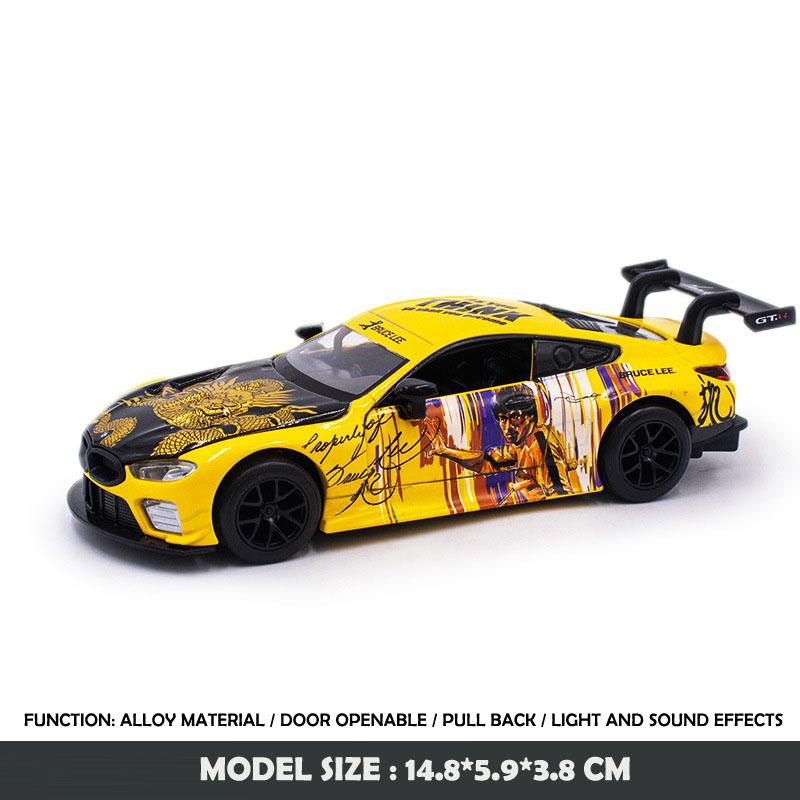 Simulation 1/32 Scale BMW M8 GTE  Aape&EVA Alloy Car Model