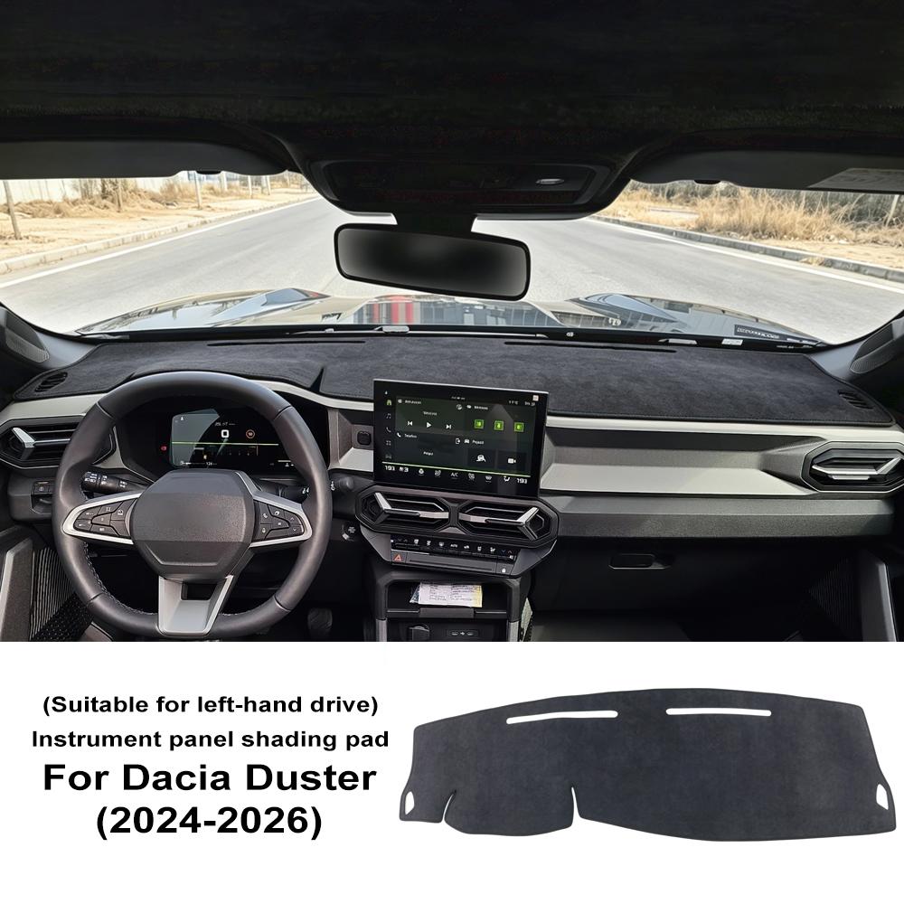 For Dacia Duster 3 2024 2025 2026 Car Dashboard Cover Flannel Mat Avoid Light Pad Dacia Duster 2024 Accessories