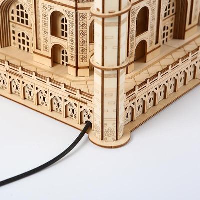 3D Castle Simulation Wooden Puzzle - Educational Model Toy for Children