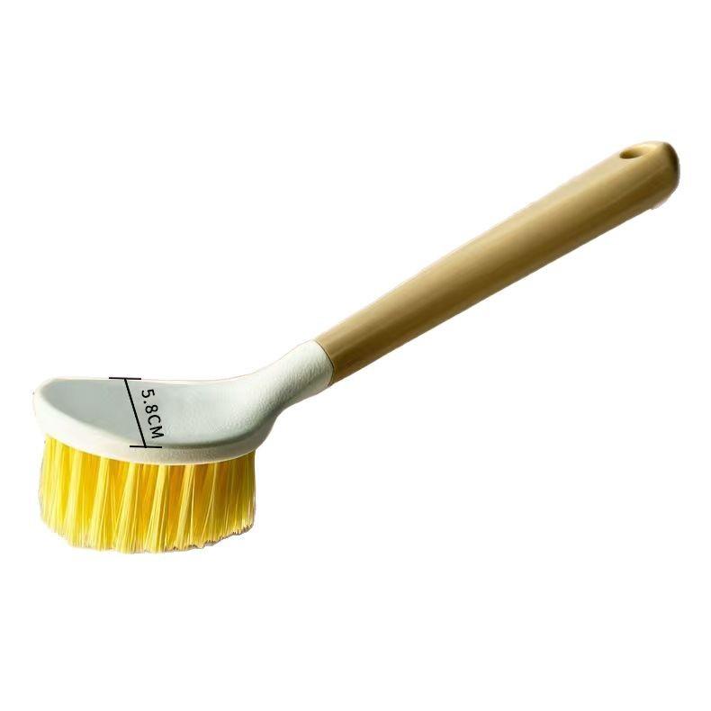 

Kitchen Cleaning Brush with Long Handle for Wiping Pan Without Damaging The Pan 1PC