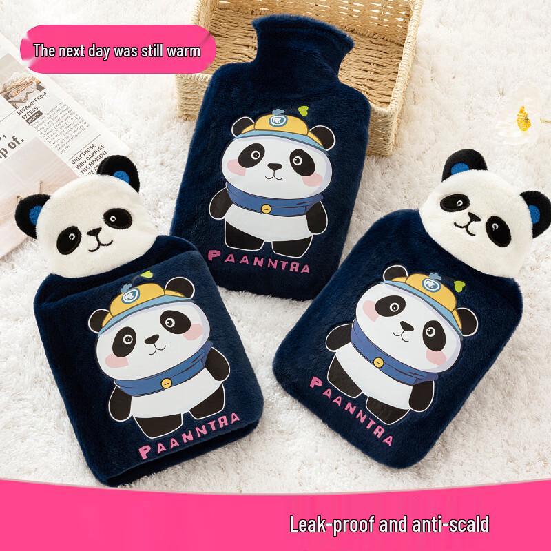 Harry Bear Thickened Hot Water Bottle with Hand Pockets