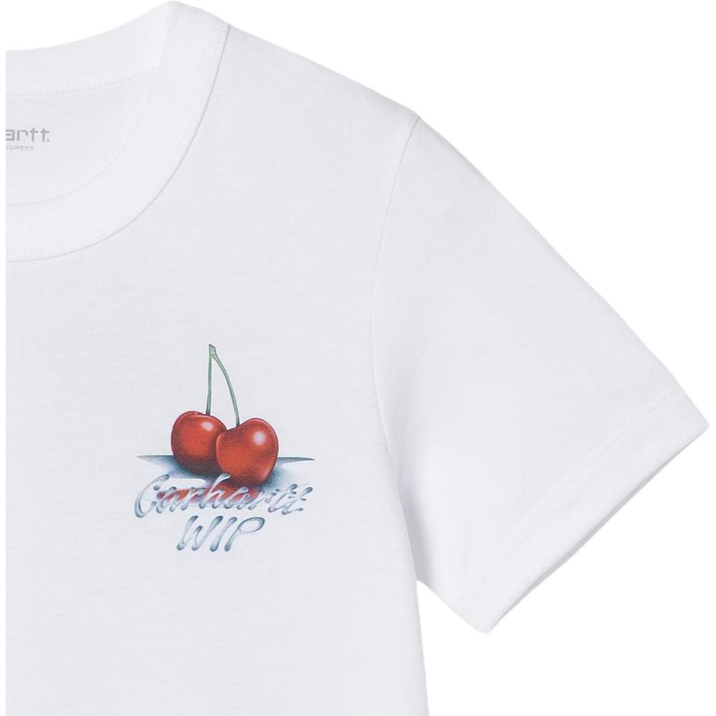 Carhartt WIP Cherry Graphic Trendy Short Sleeve T-Shirt Women tops I035258-02-XX