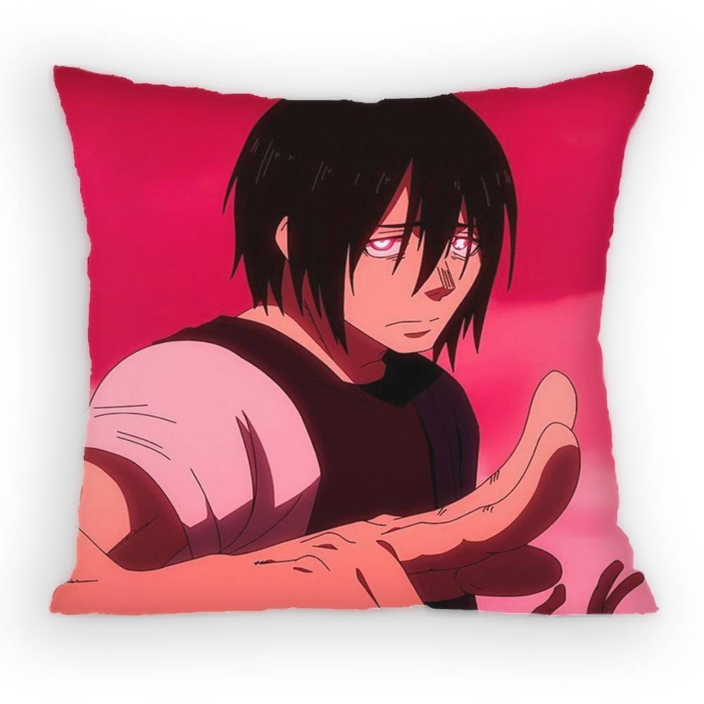 Fire Force Benimaru Shinmon Pillow Case Sofa Living Room for Bedroom car Headboard Backrest Cushion Square Cushion Nap Time