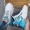 Youth Student Men's Winter Fleece Lined Thickened High Top Sneakers Trendy Lace Up Versatile Basketball Running Fashion Shoes