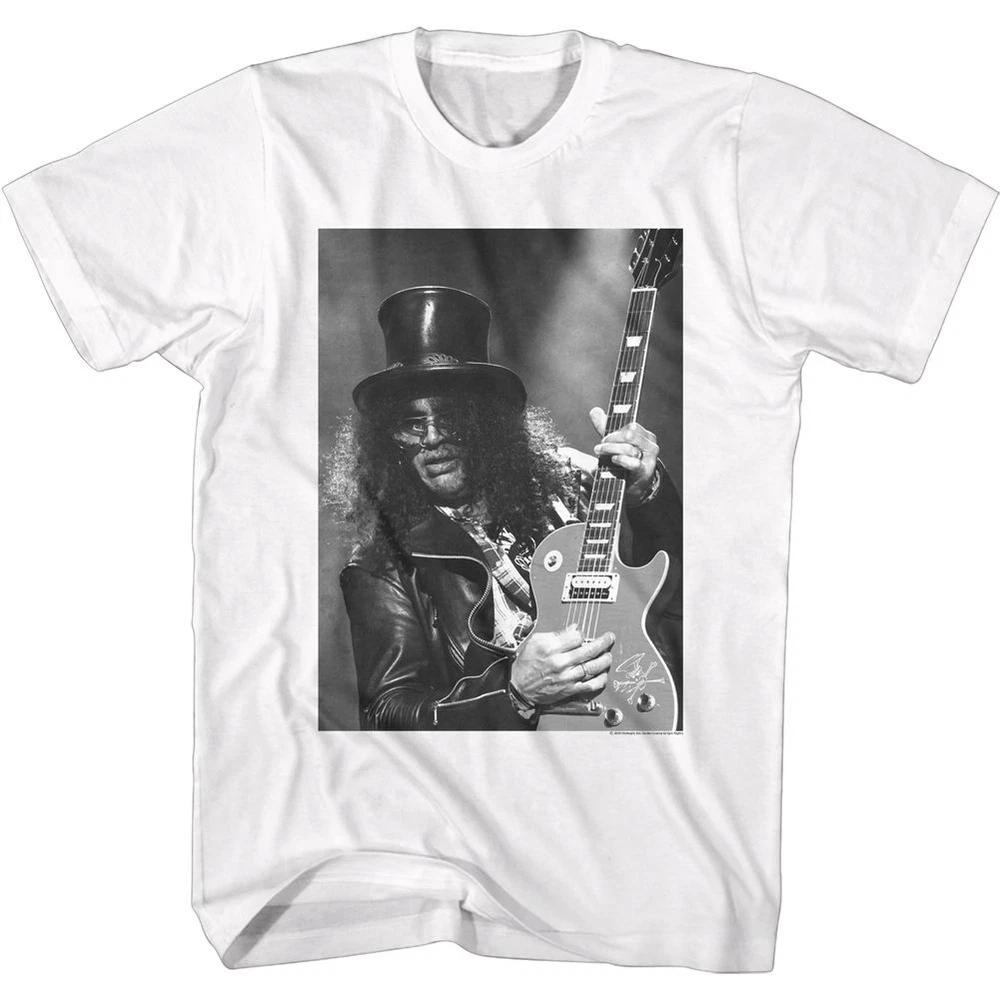 Slash Bandw Slash Wguitar Tshirt S