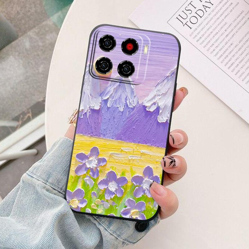 For ZTE Blade A36 4G Phone Case Astronaut Silicone Camera Protection Back Cover For ZTE Blade A56 A76 5G A 36 Funda Coque Shell