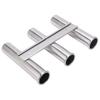 3 Tube Boat Fishing Rod Holder 304 Stainless Steel Fishing Rod Rack for Marine Yacht Ships