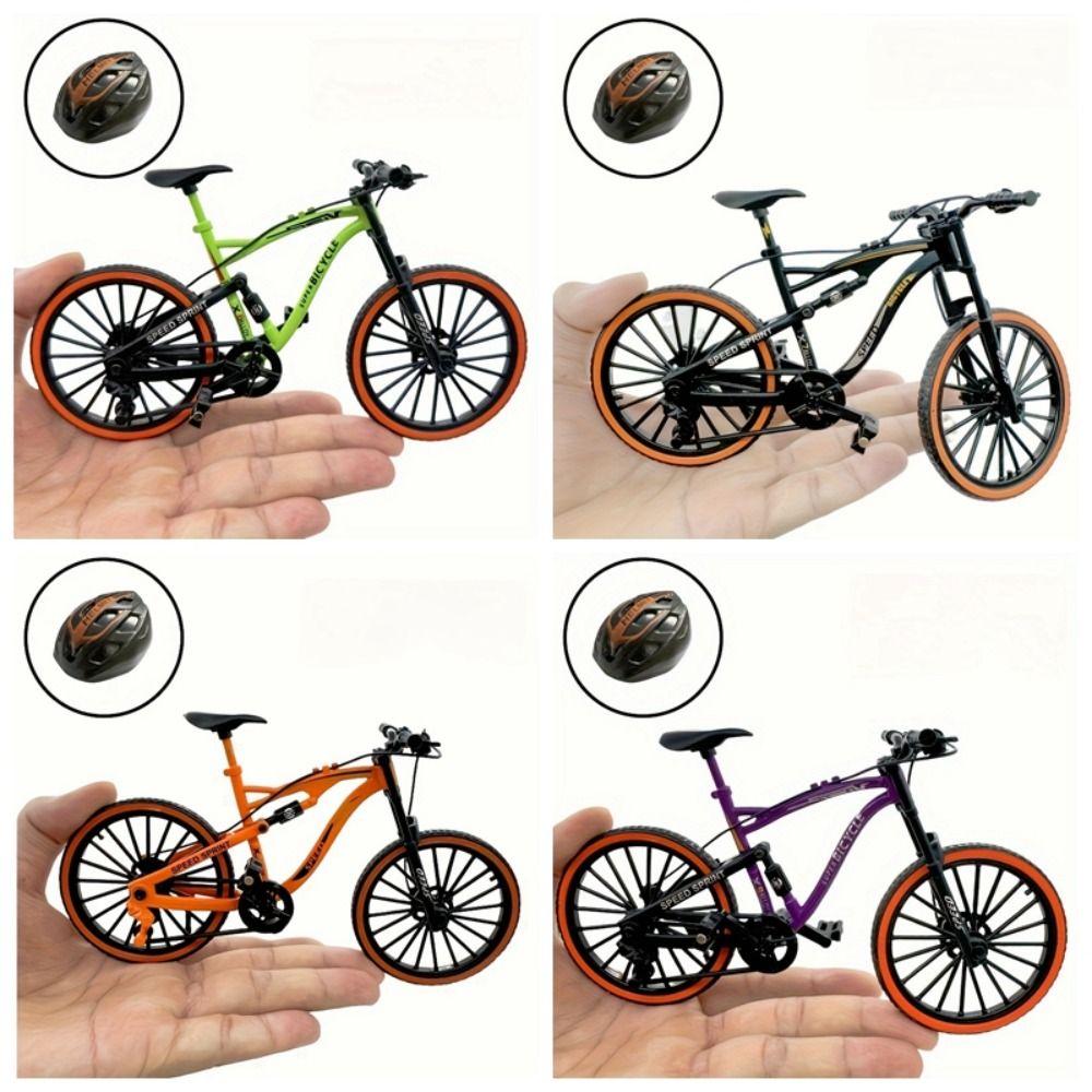 Simulation Bicycle Model Racing Metal Zinc Zinc Alloy Bicycle Toy Kids Toy Mini Bicycle  Collection