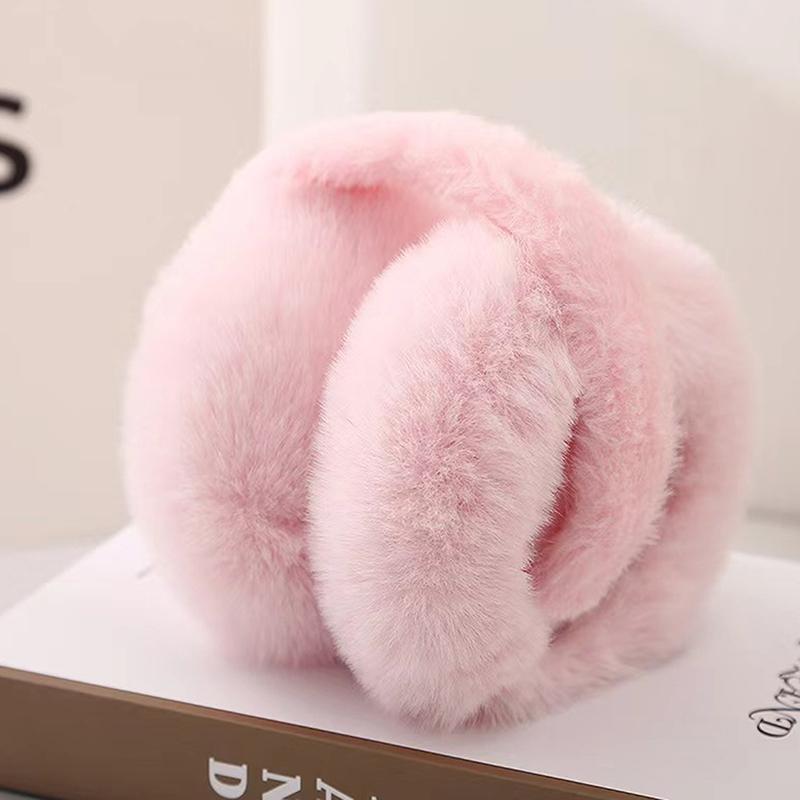 Solid Soft Plush Ear Keep Warmer Winter Earmuffs For Women Men Outdoor Earflap Protection Ear-Muffs Ear Cover