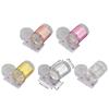 Nail Art Stamper Clear Silicone Stamping Jelly with Scraper for DIY Nail Decor Transparent Visible Body No Misplacement