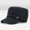 Warm Hat For Men Cold And Windproof With Thick Fleece Winter Dad Ear Protection Baseball Cap Middle-Aged And Elderly Duckbill Cap