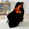 Football Theme Blanket, Soft Throw Blanket for Home Bedroom Bed Sofa Picnic Travel Office Rest Cover Blanket Kids Birthday Gift