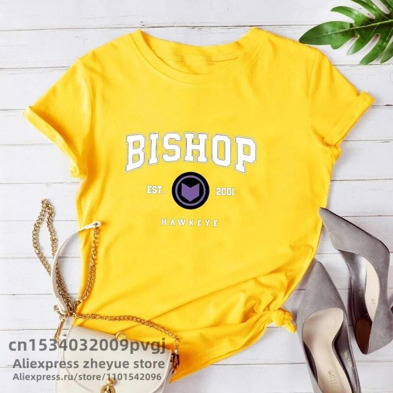 

Футболка Hawkeye Barton Kate Bishop 2001, винтажная футболка с графическим рисунком, летние футболки с короткими рукавами, женская одежда Y2k, эстетическая унисекс 4XL