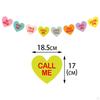 Heart Banner Hanging Garland Decorations, DIY Valentine's Day Decor for
