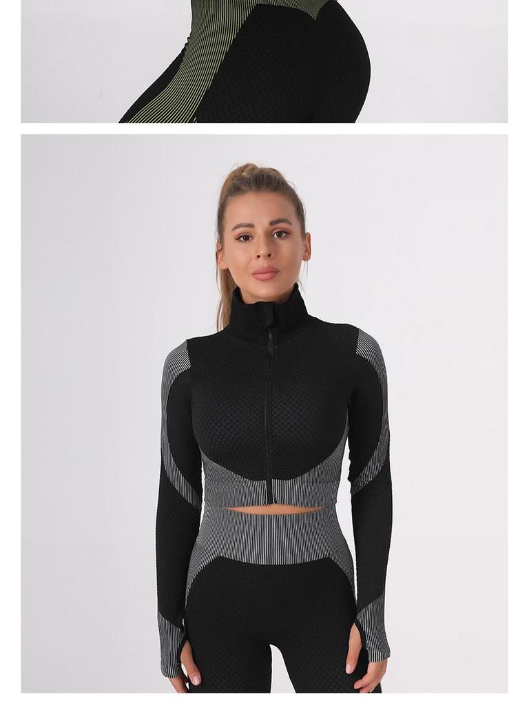 Women's Quick-Dry High-Waisted Slimming Yoga & Running Set