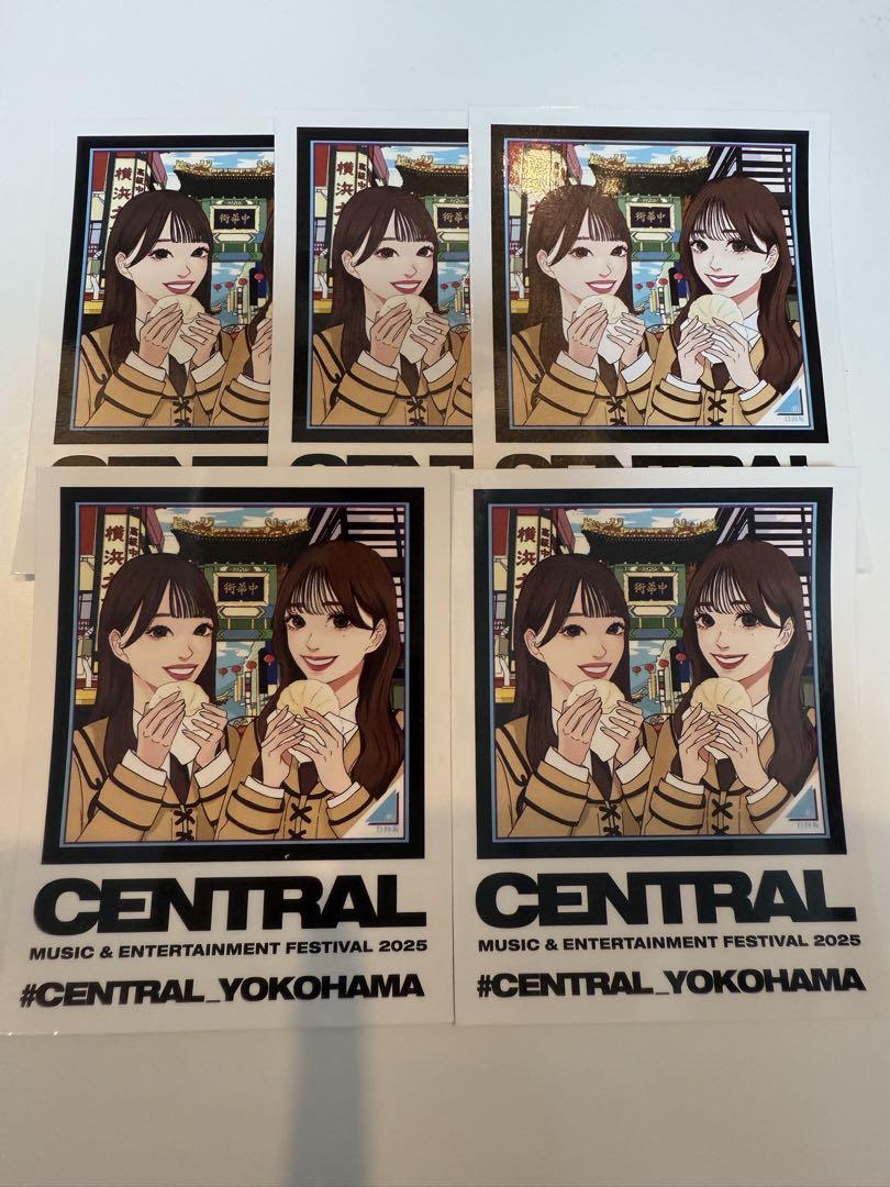 

[USED] CENTRAL MUSICFES Hinatazaka 1st Generation Members Kumi Sasaki and Mirei Sasaki