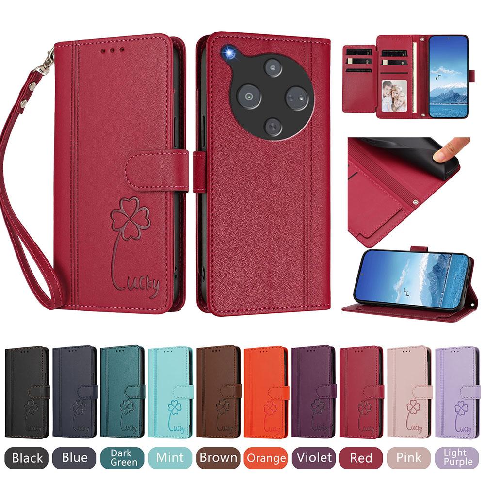 Leather Card Holder Case For ZTE Optus X Value 5G RedMagic 11 Pro Plus Nubia Focus S2R S2 Lite Flip Wallet Protect Back Cover