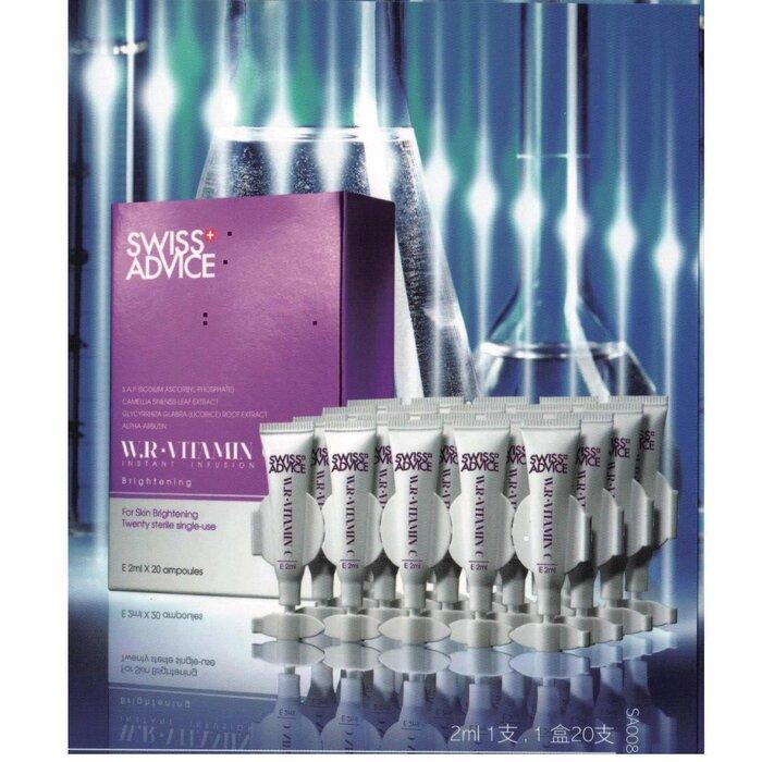 Swiss Advice W.R. – Vitamin C Instant Infusion Serum (Whitening, Exfolianes, Brightening) (E2Ml 1 Stick/1 Box 20 Sticks) Sa008