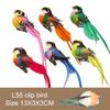 1Pcs Random Simulation Swallow Tail Bird Clip Handmade Bird Plant-decorated Artificial Bird Handicrafts For Ornament
