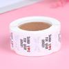 500Pcs Round Thank You For Your Order Sticker Heart Thanks For Shopping