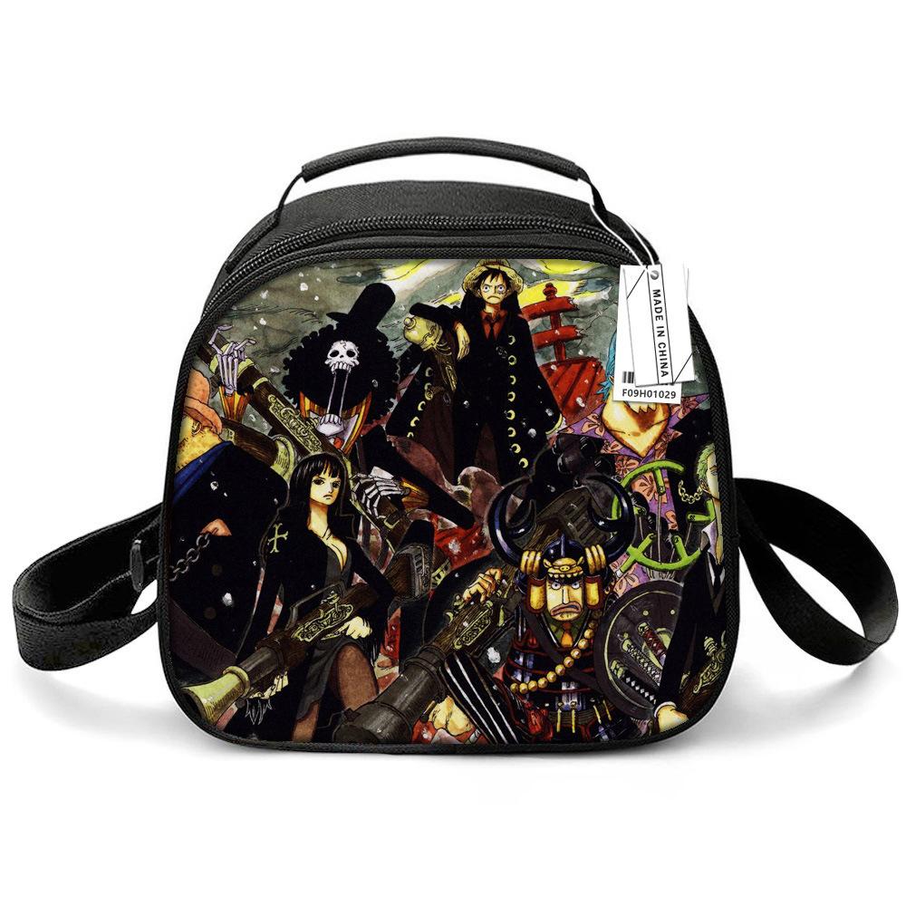 Animation Lunch Box Thermal Insulation Bag Lunch Bag Student Thickened Aluminum Foil Nautical King Storage Thermal Insulation Meal Bag Ice Bag