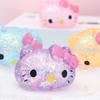 Cute Cartoon Kitten Flash Glitter Stress Ball Lovely Cat Slow Rising Squeeze Fidget Toy Anxiety Relief Gifts For Kid Adult