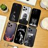 Rapper K-Kanye West Handyhülle Für iPhone 17,16,15,14,13,12,11 Plus,Pro Max,XS,Weiche Silikon Schwarze Hülle