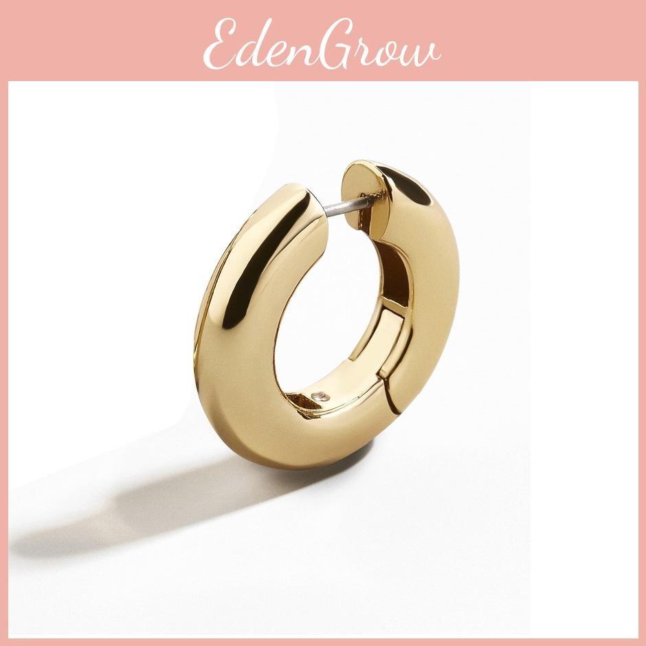 Hoop Sleek Copper Earrings For Women Geometric Shape Ideal For Birthdays And Anniversaries