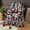 3D Digital Printing Flannel Blanket Sofa Blanket Blanket Single Layer Thickening