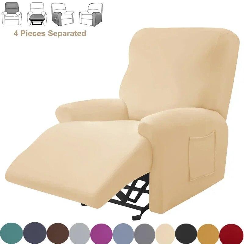 Split Recliner Sofa Cover for Living Room Spandex Relax Lazy Boy Chair Cover Elastic Armchair Cover Furniture Protector Covers