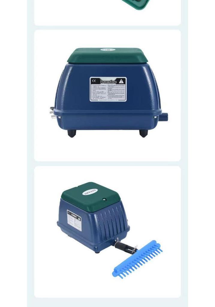 220V Silent Commercial Aerator: Large Airflow Oxygen Pump for Fish Tanks and Fish Farming
